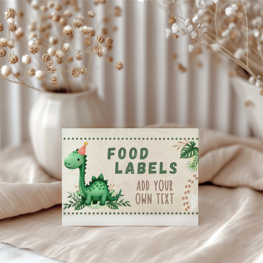 Dino One-A-Saurus Place Cards
