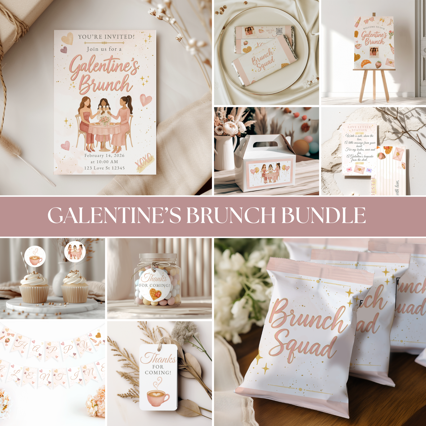 Galentine's Brunch Party Bundle