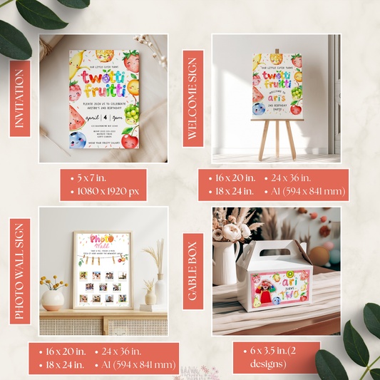 Twotti Fruitti Birthday Bundle