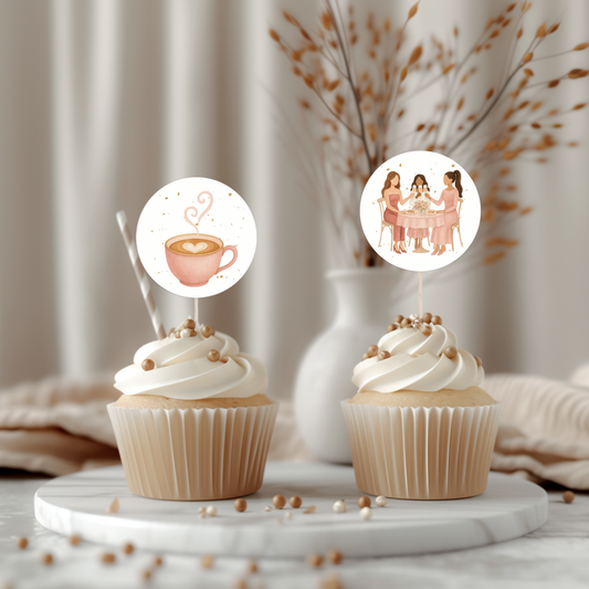 Galentine's Cupcake Toppers
