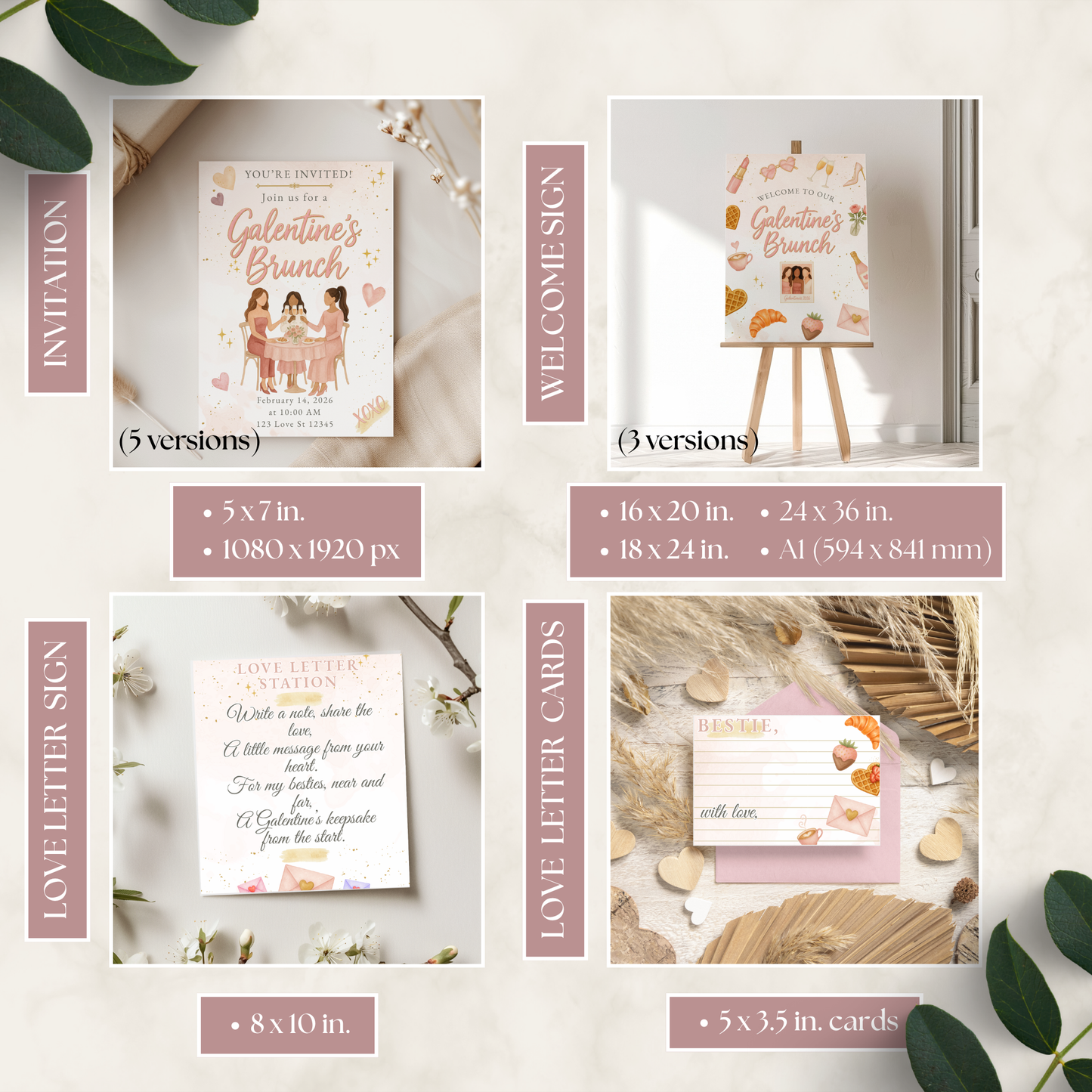Galentine's Brunch Party Bundle